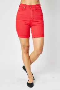 High Waist Tummy Control Bermuda Shorts